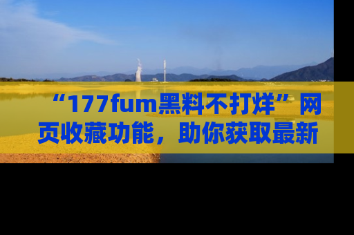 “177fum黑料不打烊”网页收藏功能,助你获取最新黑料动态