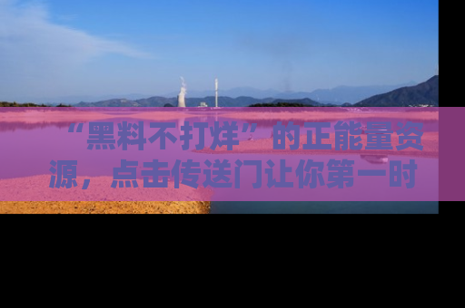 “黑料不打烊”的正能量资源,点击传送门让你第一时间获取最新入口资讯!