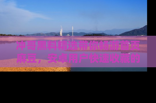 冲哥黑料精选带你畅游首页麻豆，安卓用户快速收藏的秘密武器！