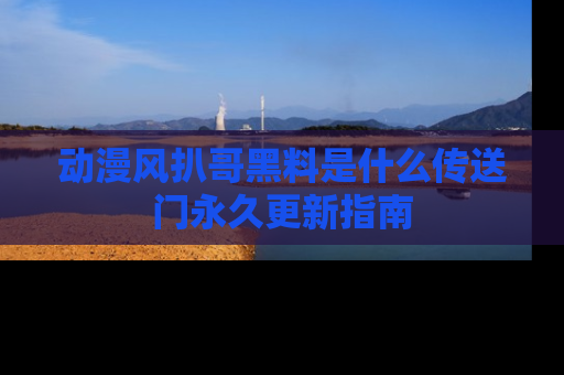 动漫风扒哥黑料是什么传送门永久更新指南