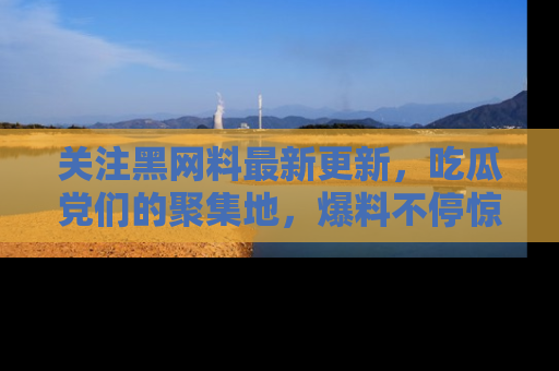 关注黑网料最新更新，吃瓜党们的聚集地，爆料不停惊喜连连！