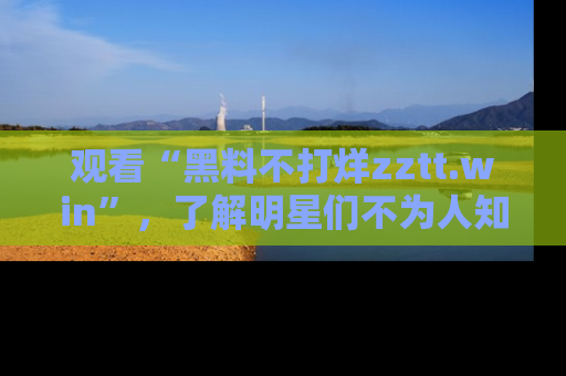 观看“黑料不打烊zztt.win”，了解明星们不为人知的黑料内幕
