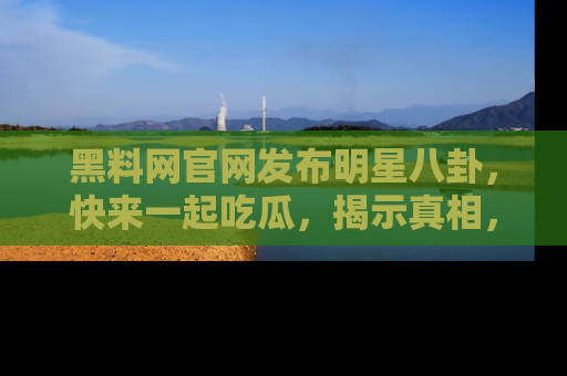 黑料网官网发布明星八卦，快来一起吃瓜，揭示真相，乐趣无穷！