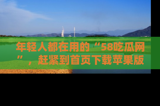 年轻人都在用的“58吃瓜网”，赶紧到首页下载苹果版吧！