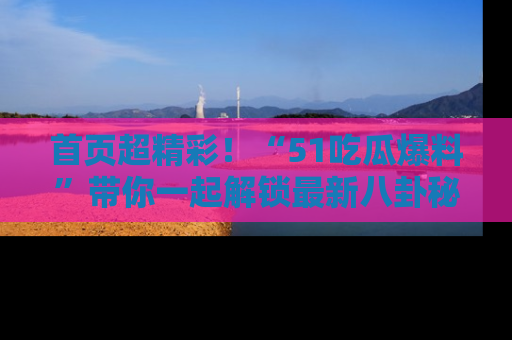首页超精彩！“51吃瓜爆料”带你一起解锁最新八卦秘闻！