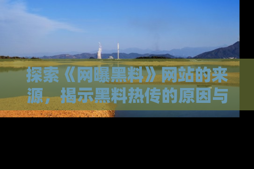 探索《网曝黑料》网站的来源，揭示黑料热传的原因与影响