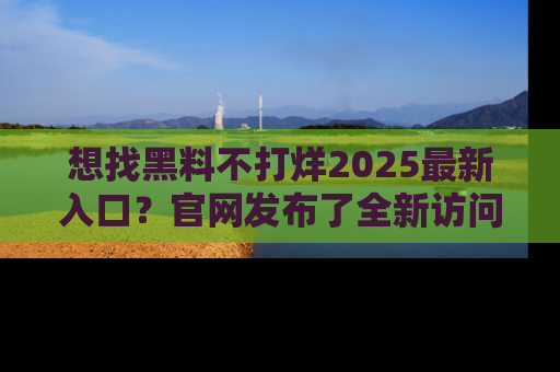 想找黑料不打烊2025最新入口？官网发布了全新访问指南！