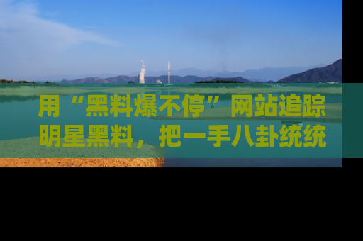 用“黑料爆不停”网站追踪明星黑料,把一手八卦统统收进你的后宫中!