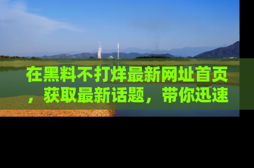 在黑料不打烊最新网址首页,获取最新话题,带你迅速了解娱乐圈大事!